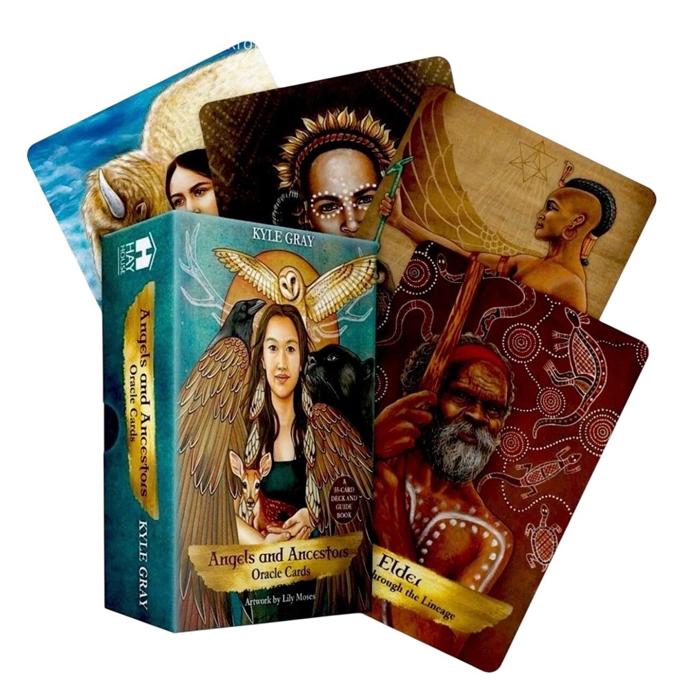 Angels and Ancestors Oracle Cards Kyle Gray Lily Moses 55 Card Deck Guidebook